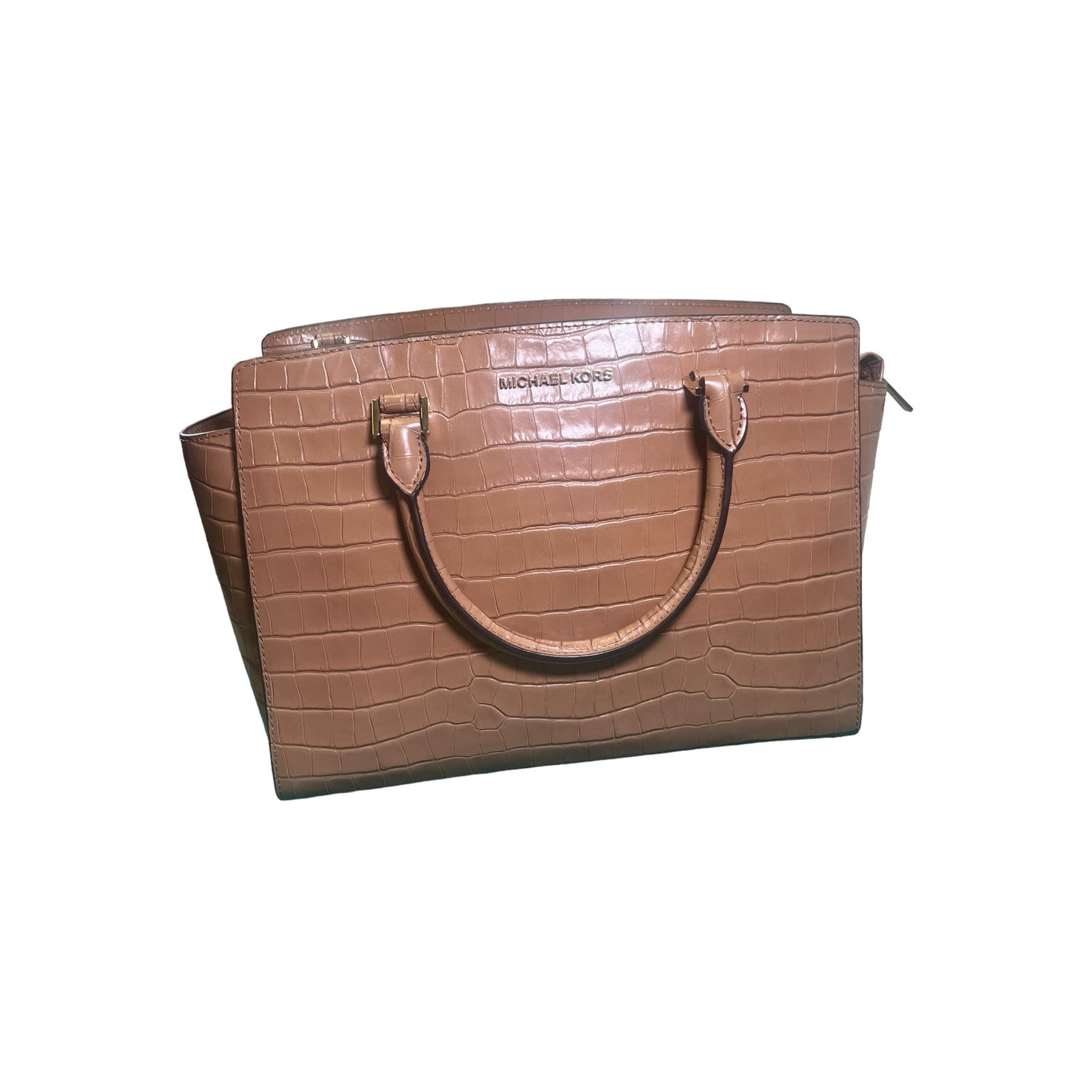 Michael Kors Croc Embossed Selma Bag